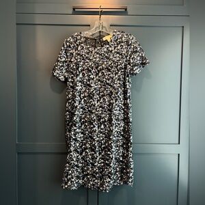 MICHAEL Michael Kors Black and White Floral Mini Dress